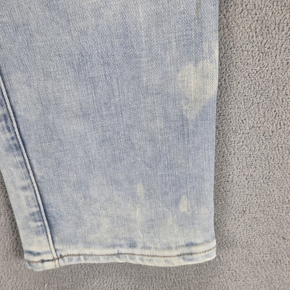 G-Star RAW Jeans Mens 31x32 Blue 3301 Slim Light Wash Button‎ Fly Denim - Picture 11 of 16